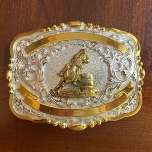Crumrine western belt buckle